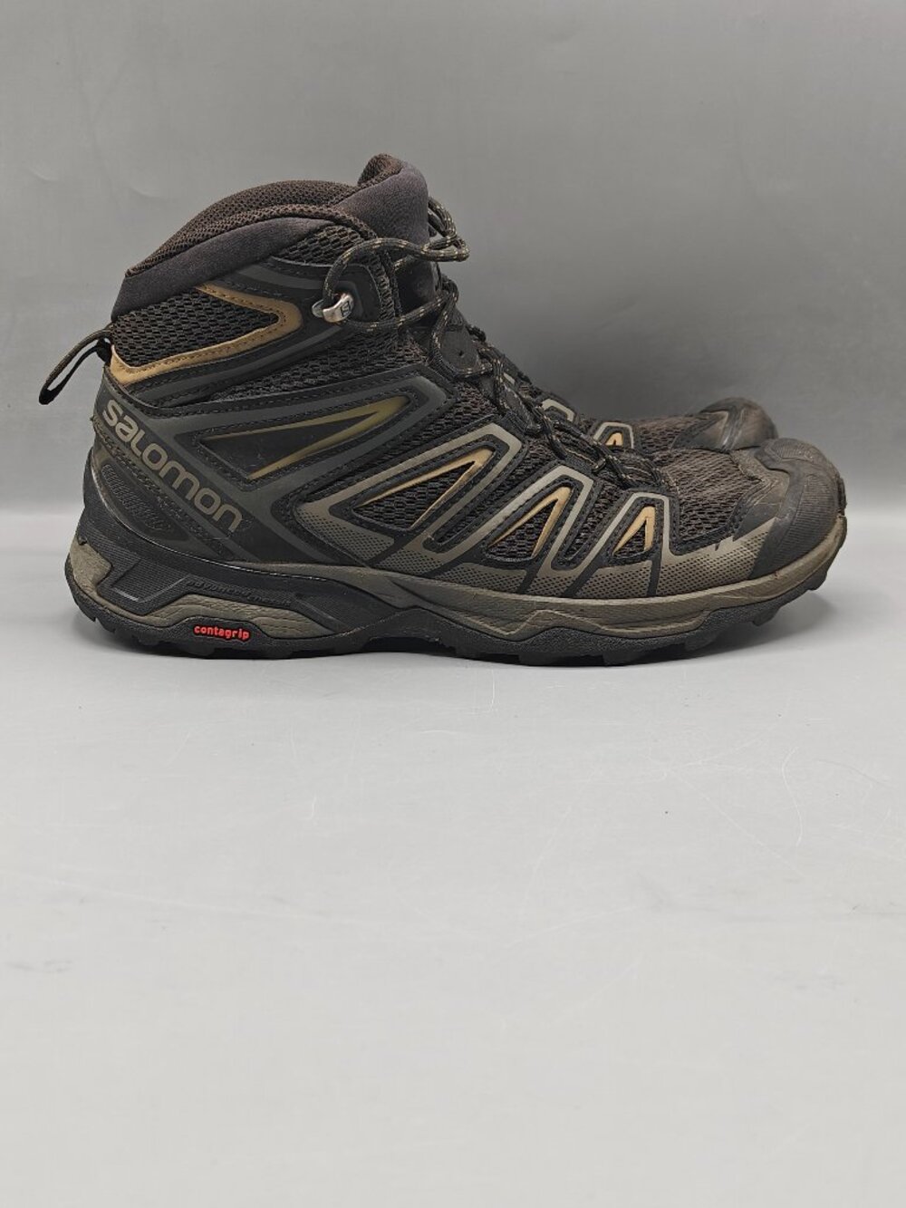 Salomon X Ultra Mid 3 Aero Shoes Men's Size 9 Hiking Trail Conta grip 410439